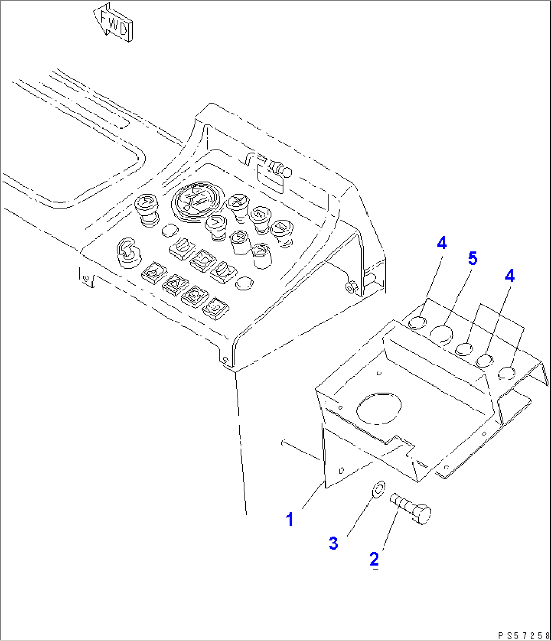 INSTRUMENT SUB PANEL(#11001-11001)