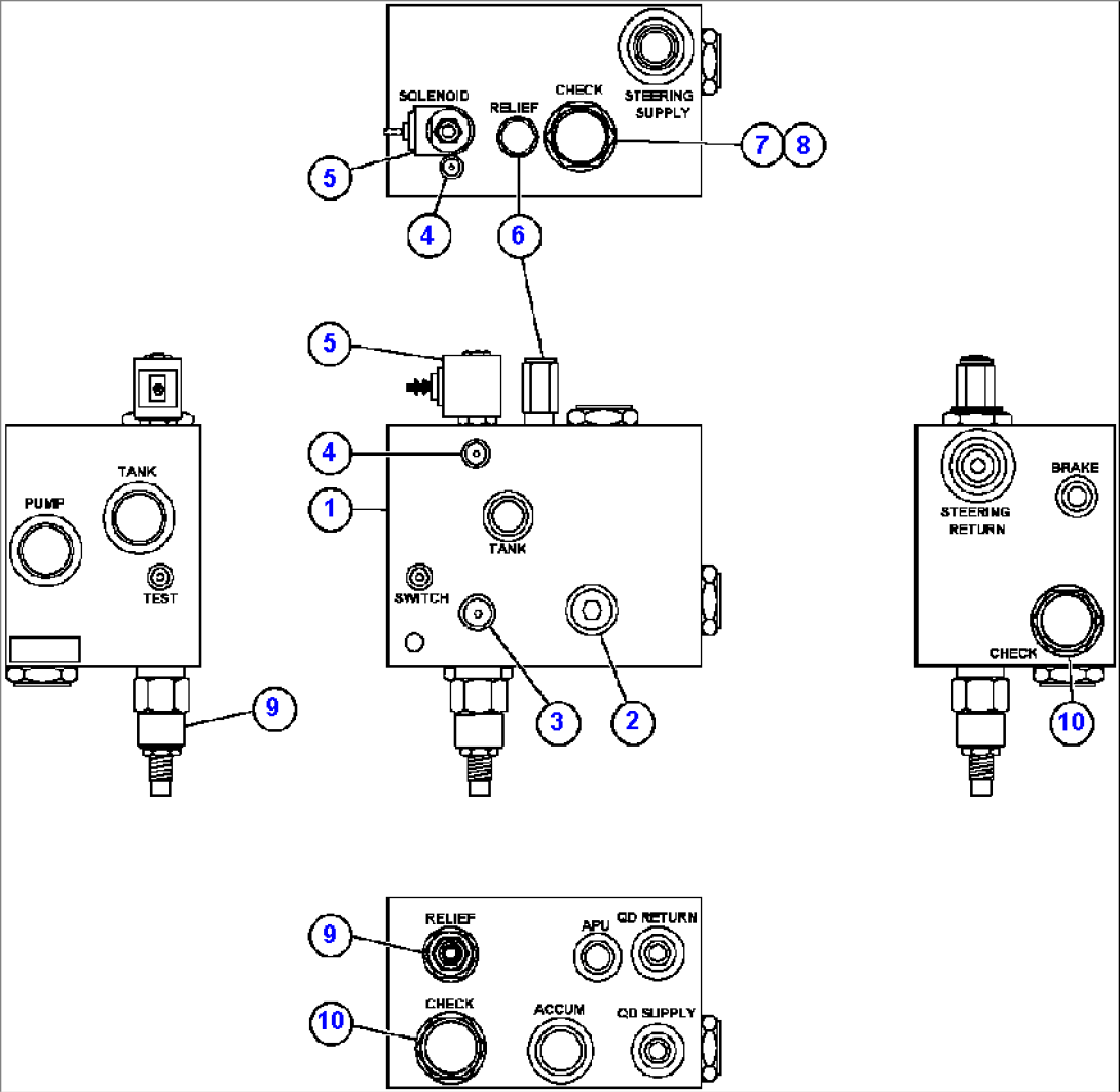 BLEEDDOWN MANIFOLD VALVE ASSM (PC0235)