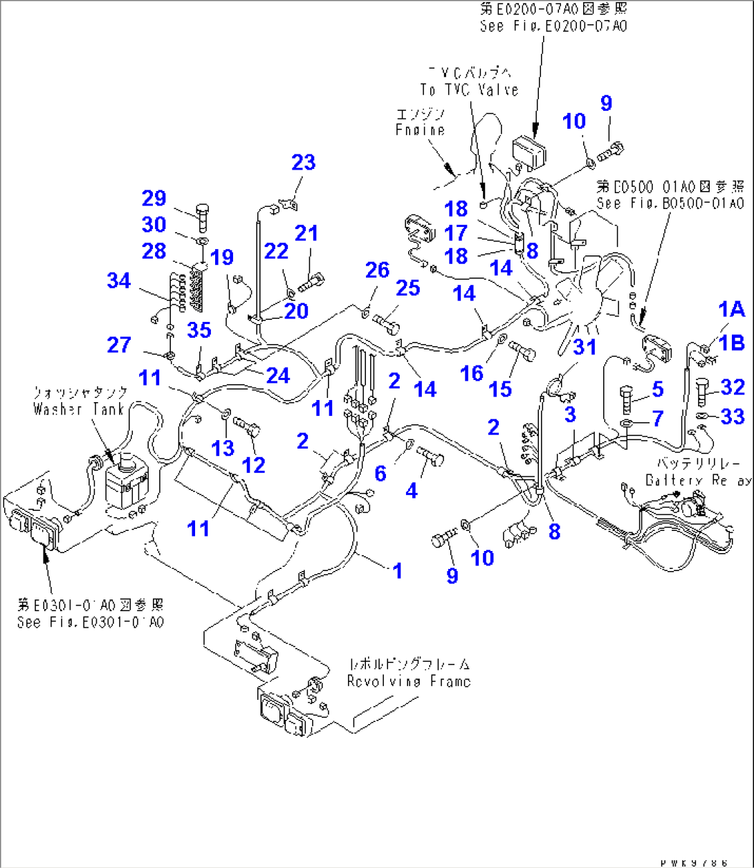 WIRING (MAIN HARNESS)(#K32001-)