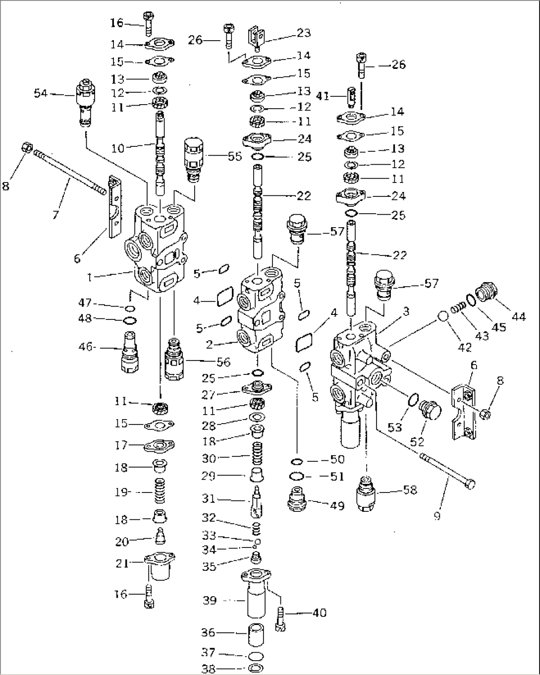 WORK EQUIPMENT CONTROL VALVE (1/2) (FOR 3-POINT HITCH)