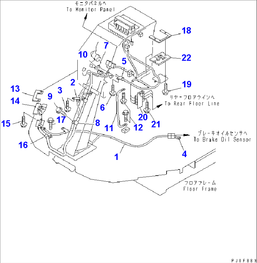 FLOOR HARNESS(#54095-)