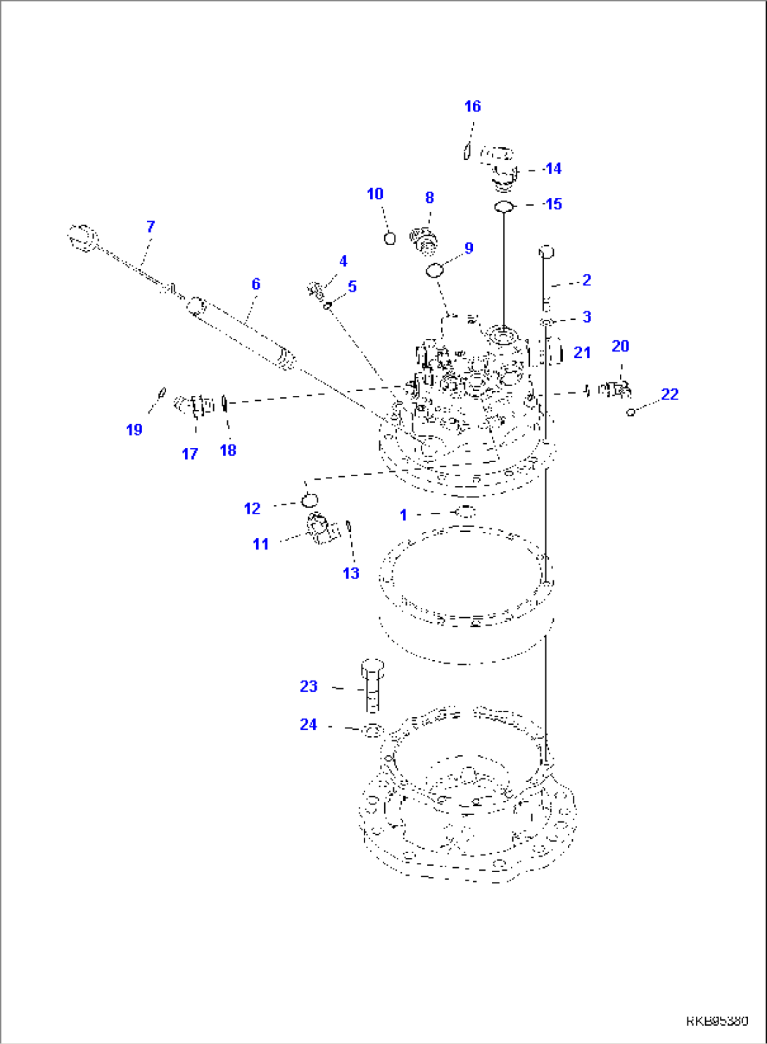 SWING MACHINERY, INNER PARTS (5/5)