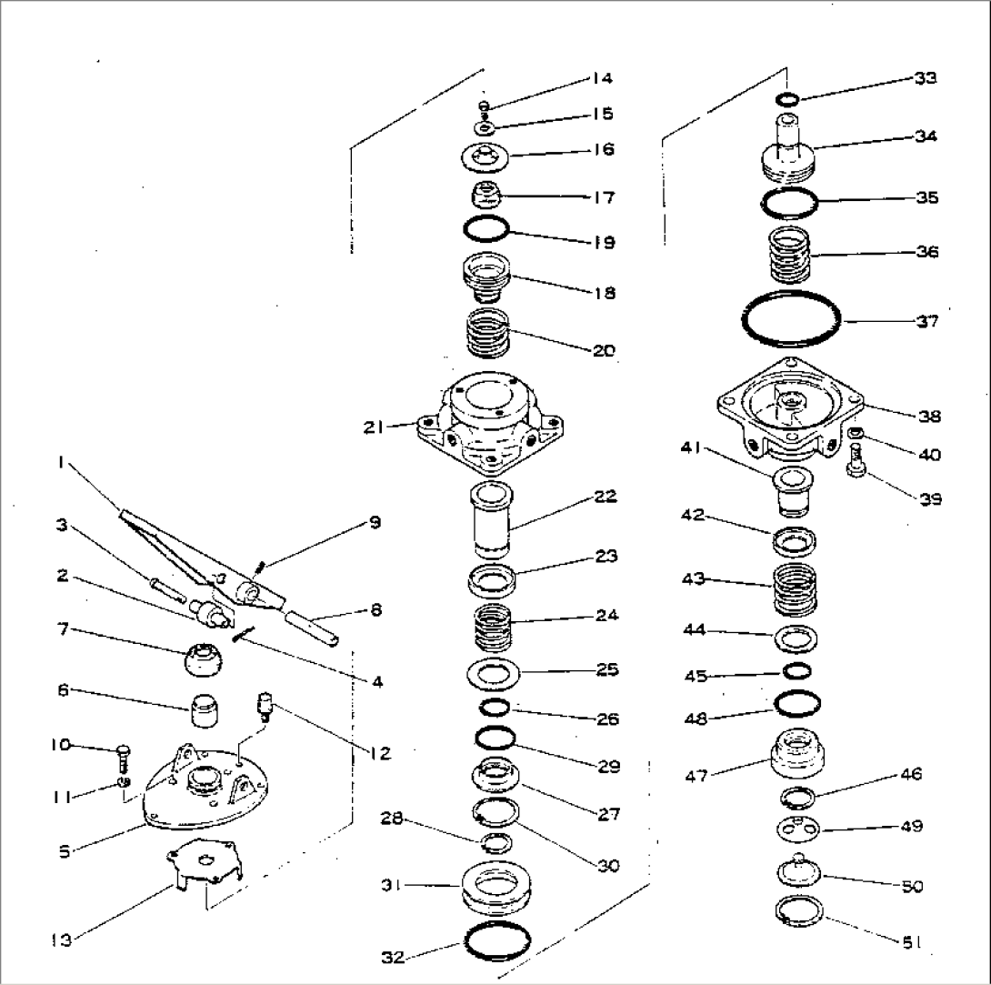 TREADLE AND BRAKE VALVE