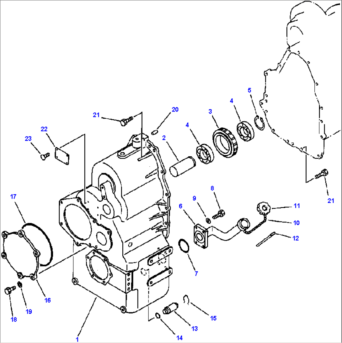 TRANSMISSION REAR CASE