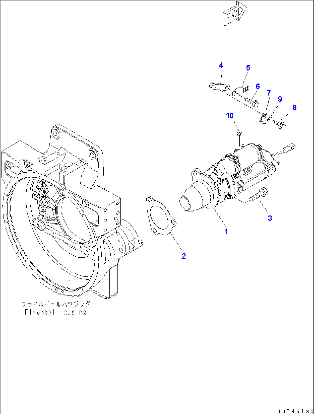 STARTING MOTOR MOUNTING (7.5KW)