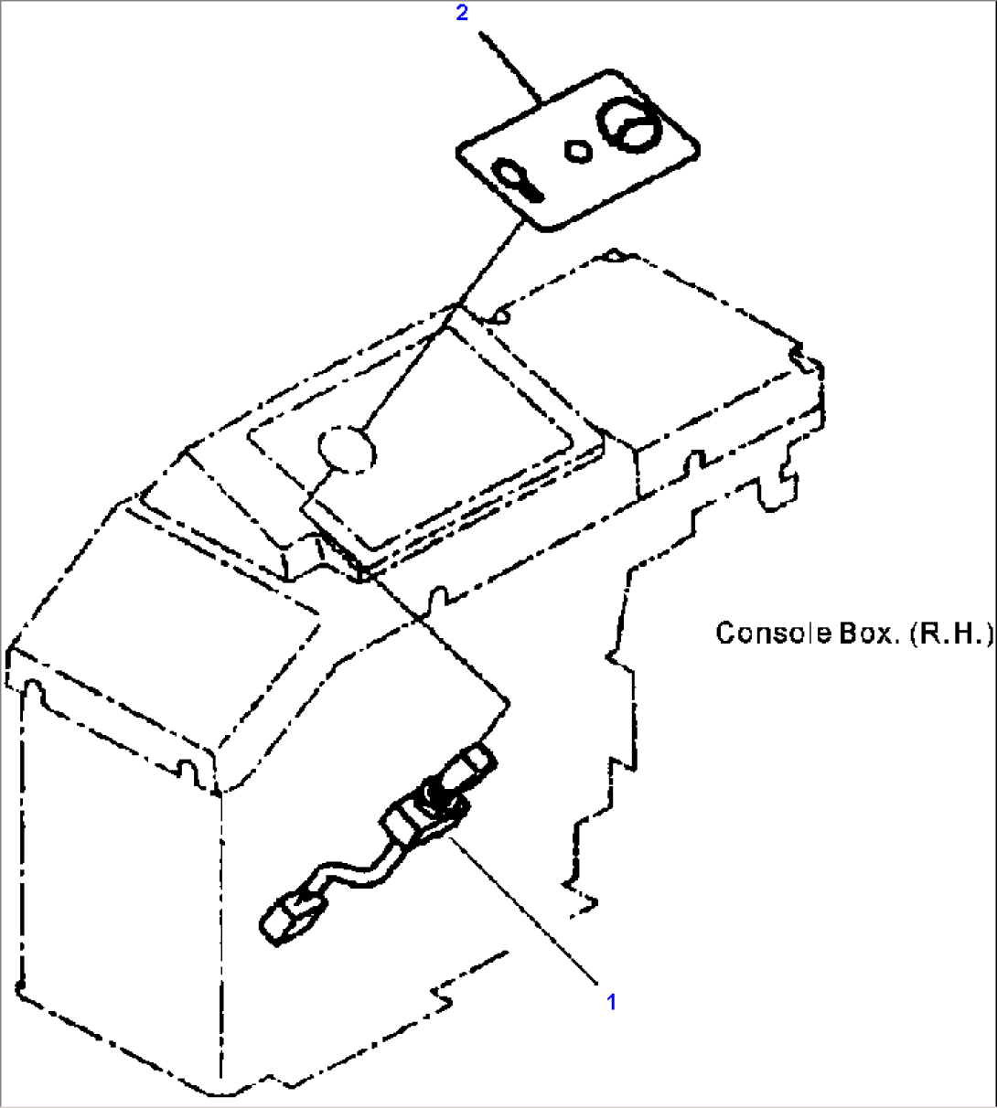 K4200-09A0 JOYSTICK STEERING CONTROLS SWITCH AND PANEL