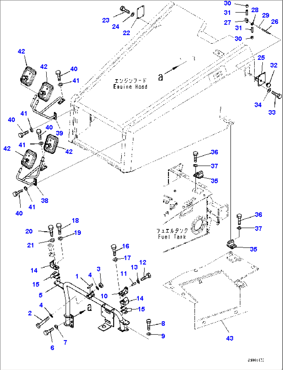 Engine Hood Related Parts, Related Parts (#2785-2905)