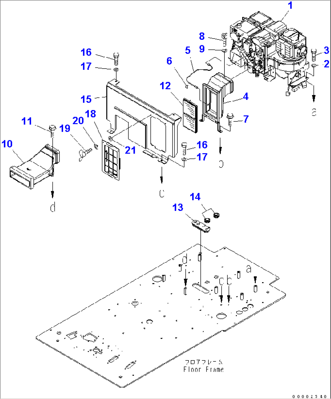 FLOOR (AIR CONDITIONER AND FOOT COVER)