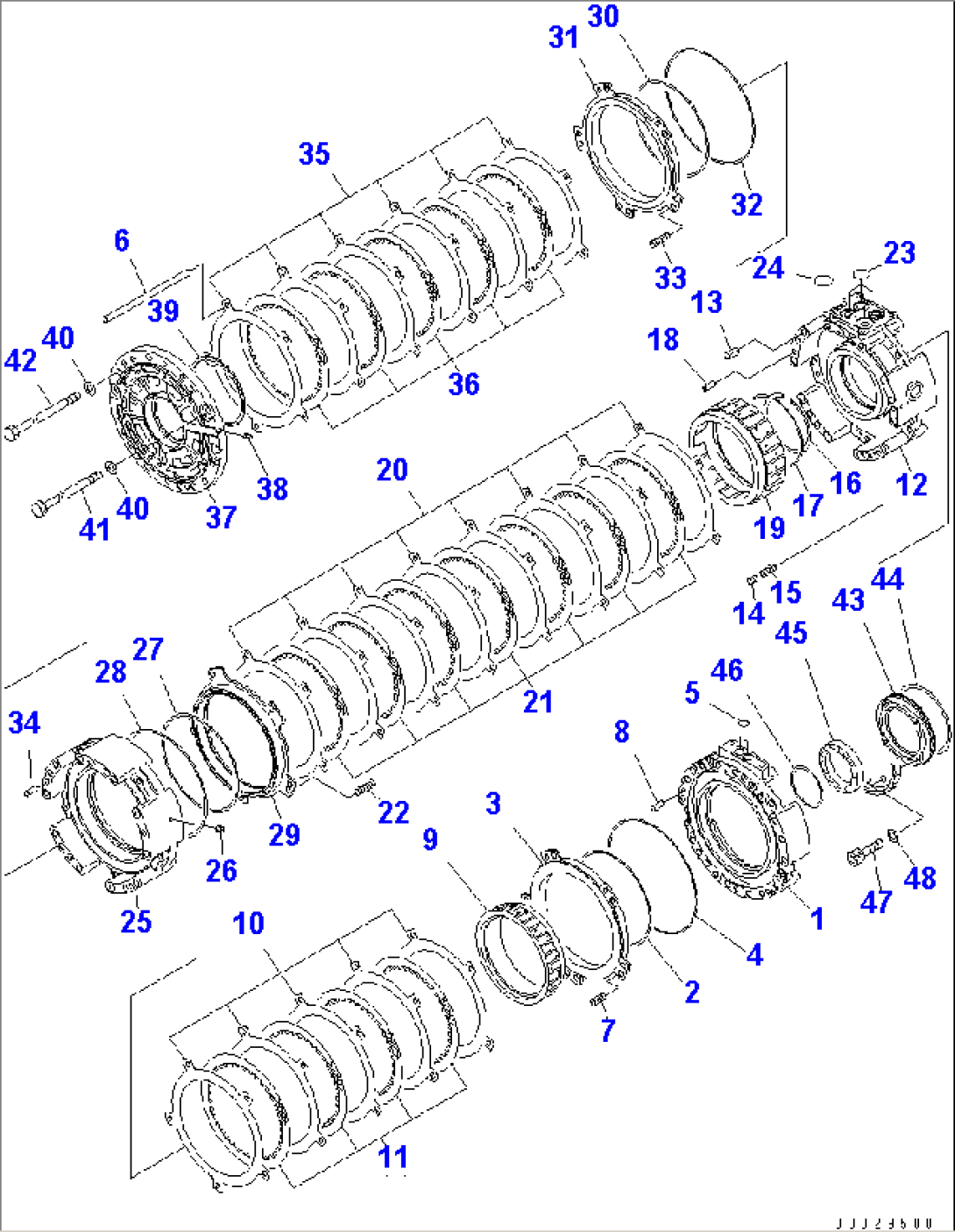 TRANSMISSION (2ND¤ 3RD¤ FORWARD AND REVERSE HOUSING)