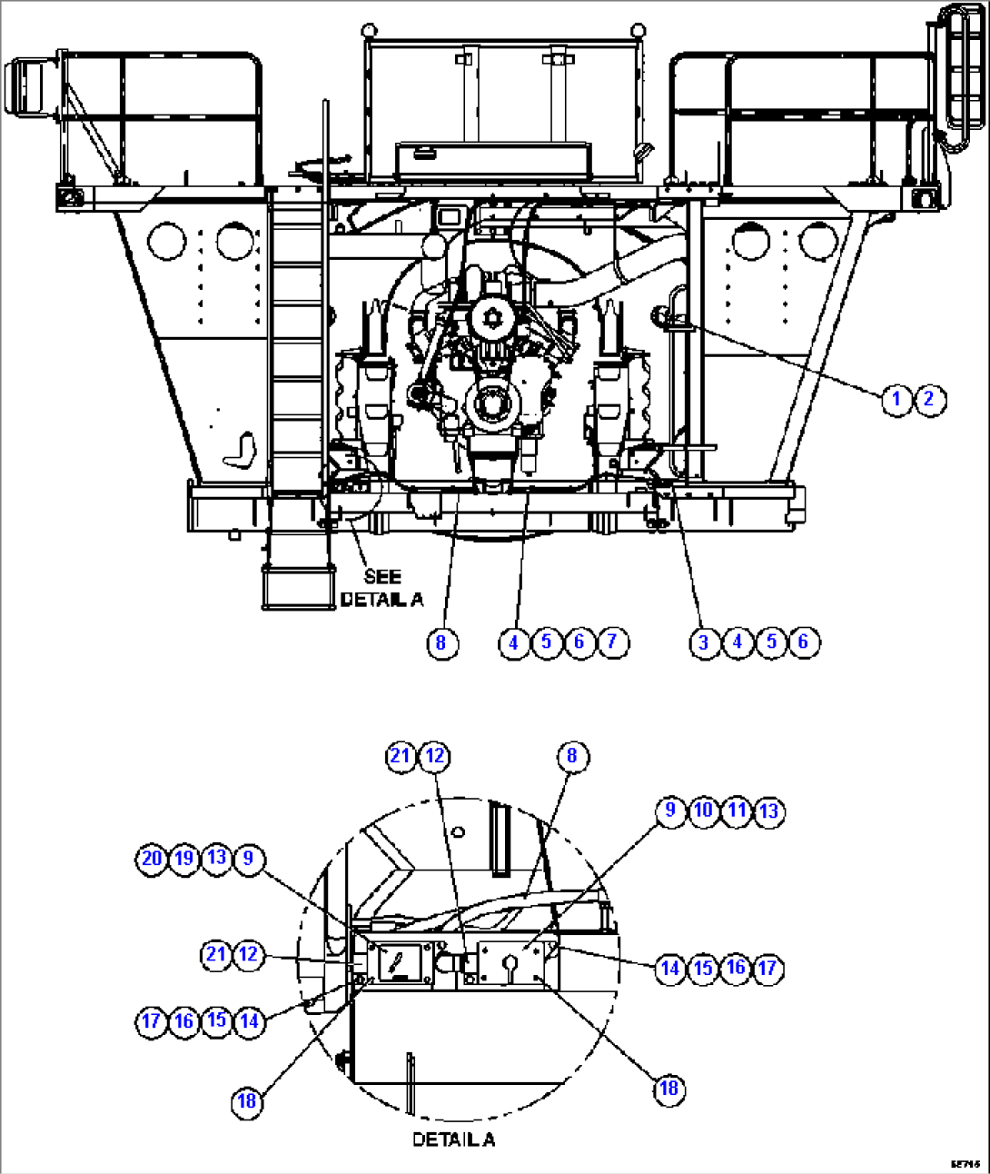 LH UPRIGHT & GROUND LEVEL SWITCH WIRING