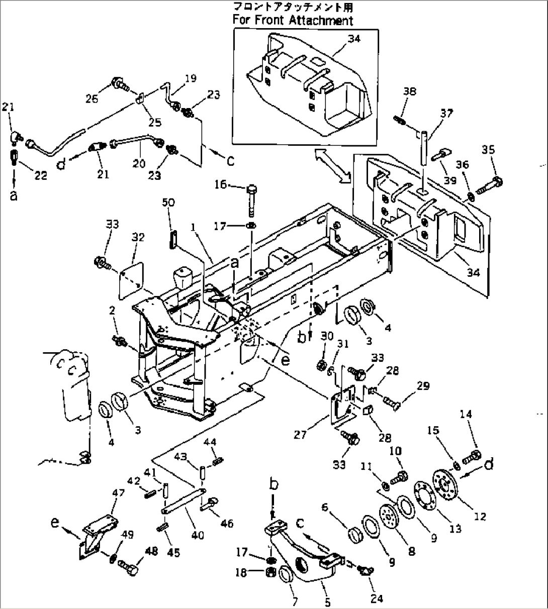 REAR FRAME (WITH CANOPY)(#20001-)