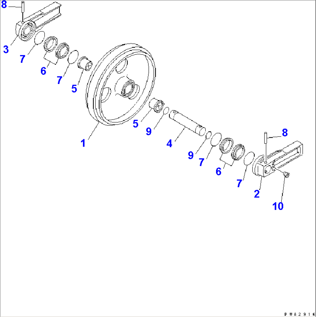 FRONT IDLER(#10041-)