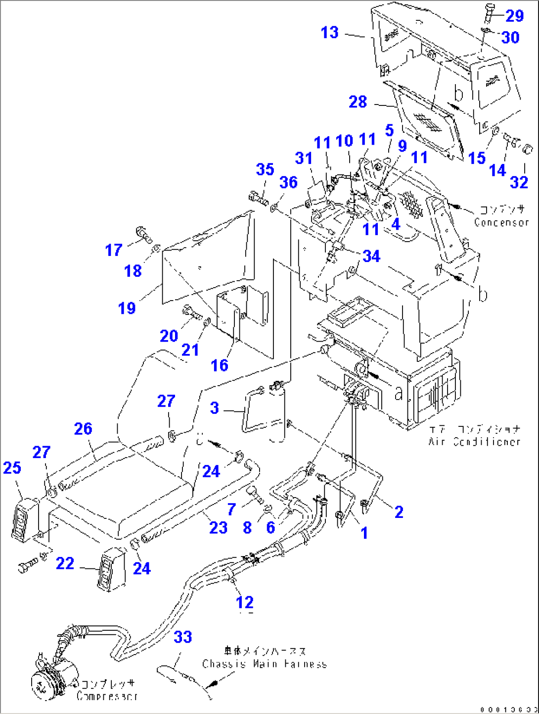 AIR CONDITIONER (PIPING¤ COVER AND AIR DUCT)
