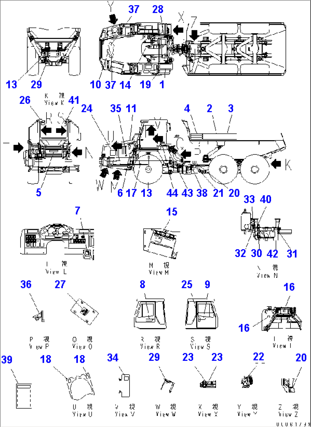 MARKS AND PLATES (SPANISH) (FOR CENTRAL AND SOUTH AMERICA)(#2001-)