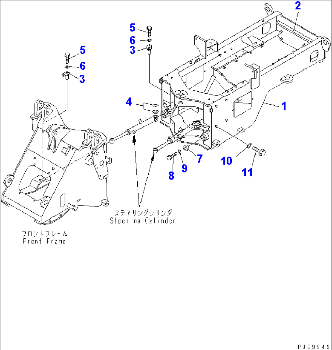 REAR FRAME (EU SPEC.)