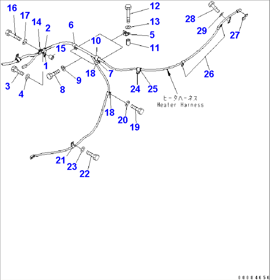 WIRING (HEATER HARNESS) (2/2)(#20001-)