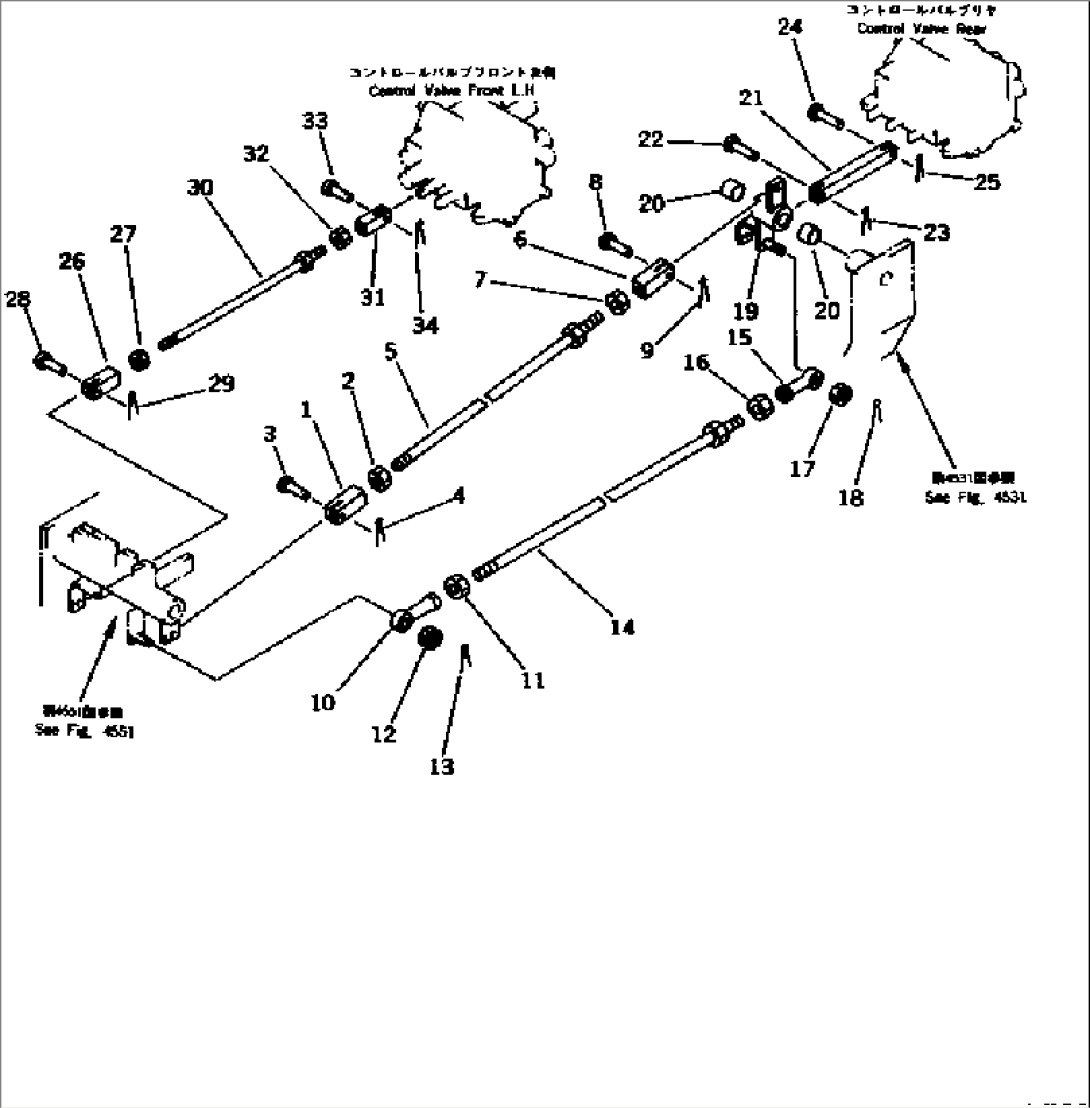 SWING CONTROL LEVER (2/2) (WITH QUICK SHIFTER) (FOR JAPAN)