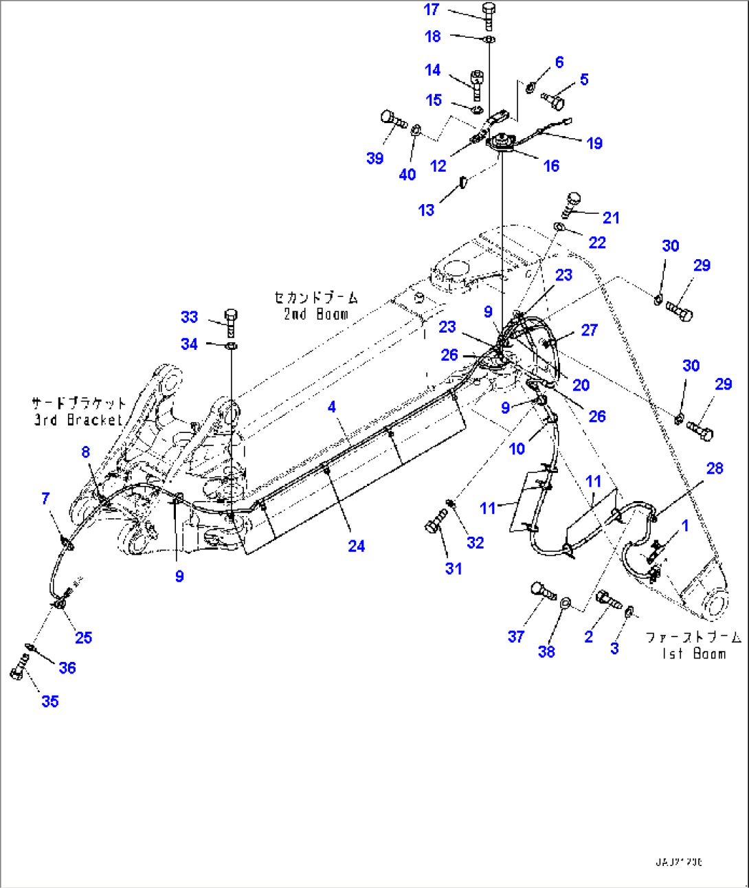 Offset Boom, 2nd Boom Angle Sensor (#15001-27965)