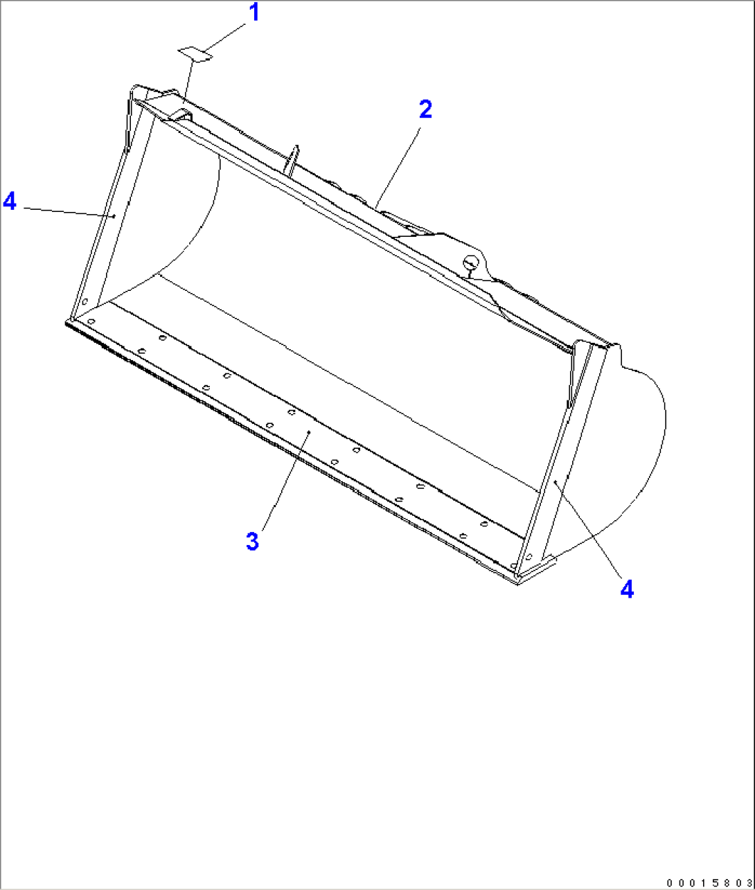 BUCKET 1.6M2 (WITH B.O.C.¤ 1.7M3)
