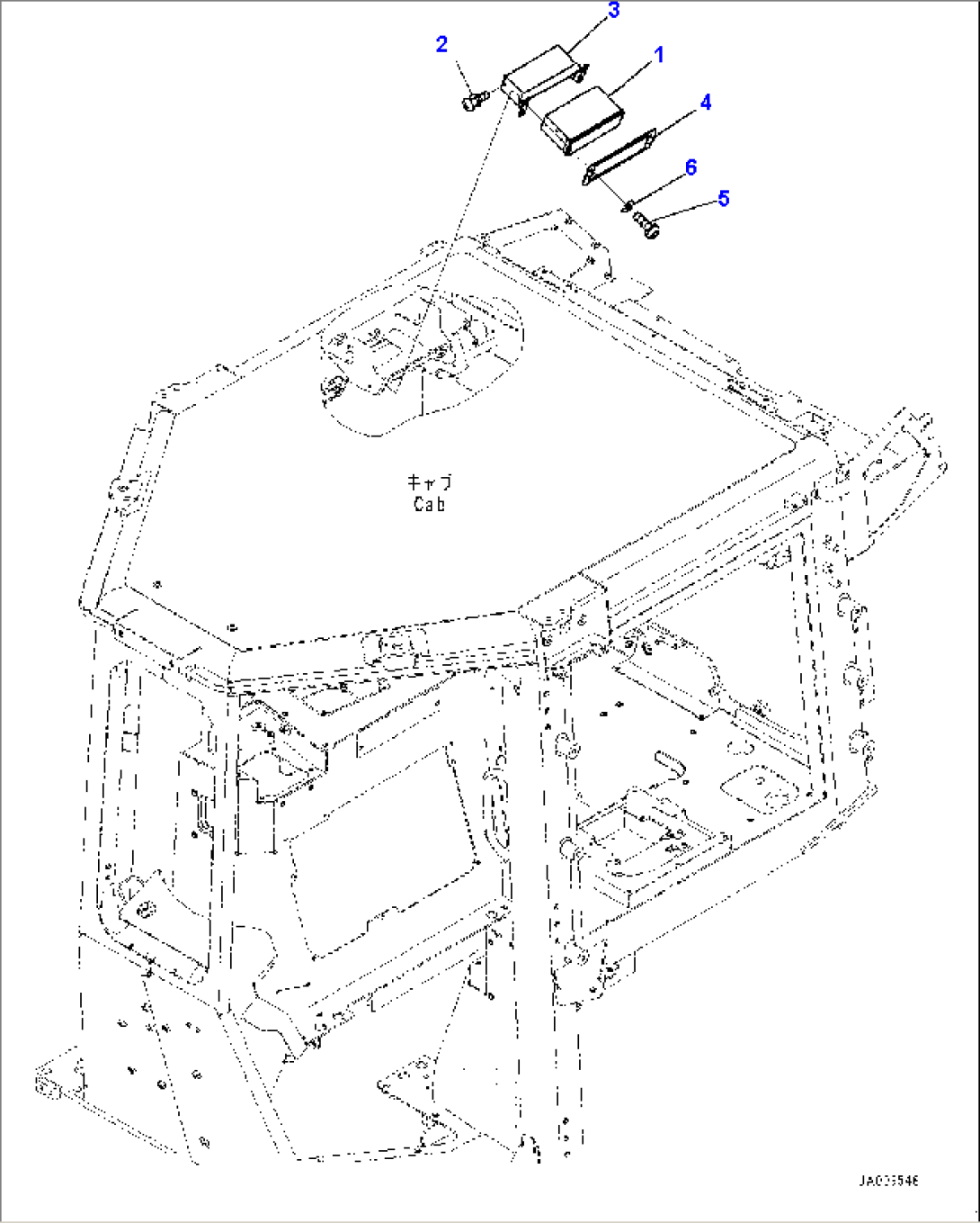 Cab, Radio (#B60001-)