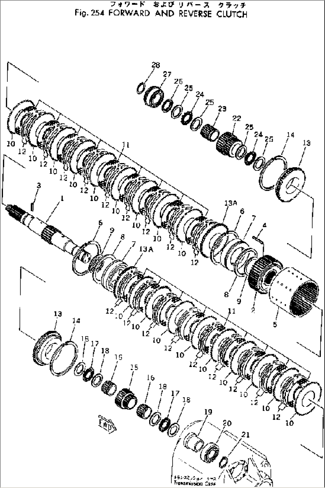 FORWARD AND REVERSE CLUTCH(#10001-)