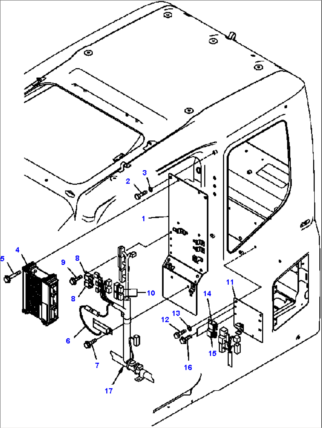 K1110-16H0 CAB SUB PANEL