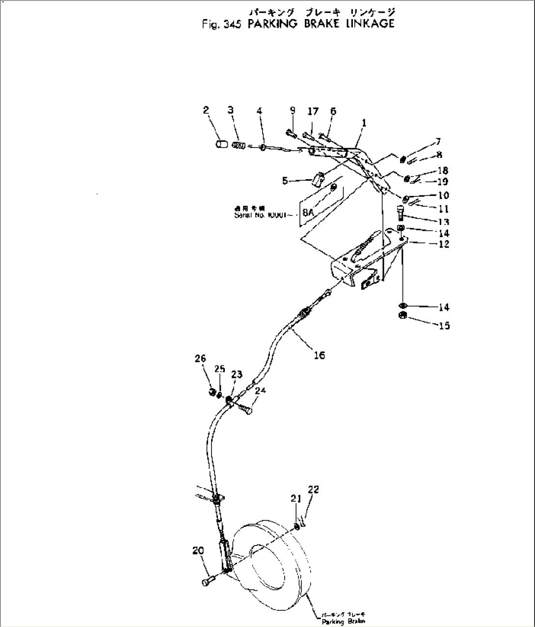 PARKING BRAKE LINKAGE