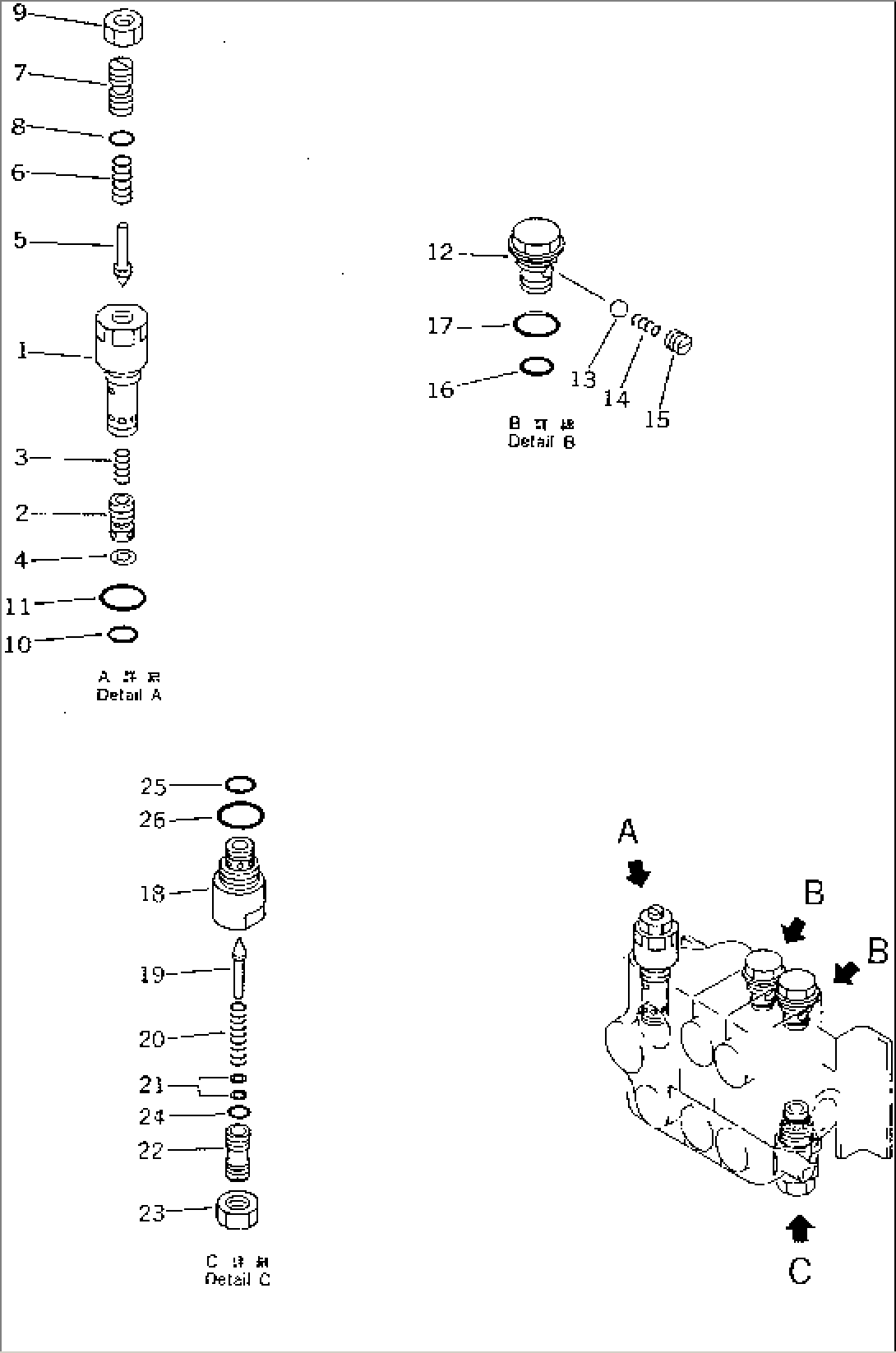 WORK EQUIPMENT VALVE (2/2) (FOR 3-POINT HITCH)