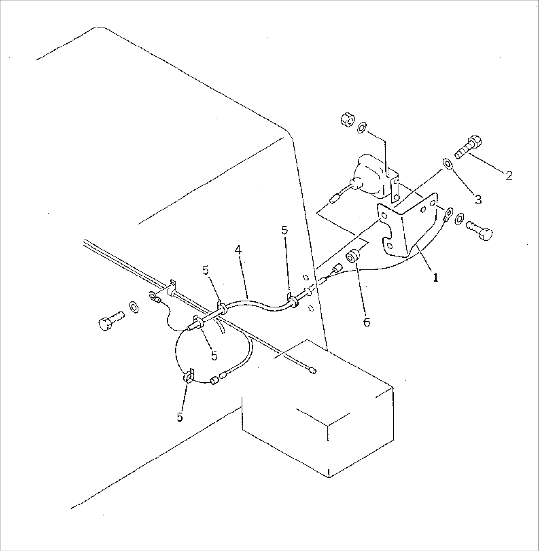 BACK BUZZER MOUNTING PARTS (FOR ADDITIONAL COUNTER WEIGHT)(#10001-19999)
