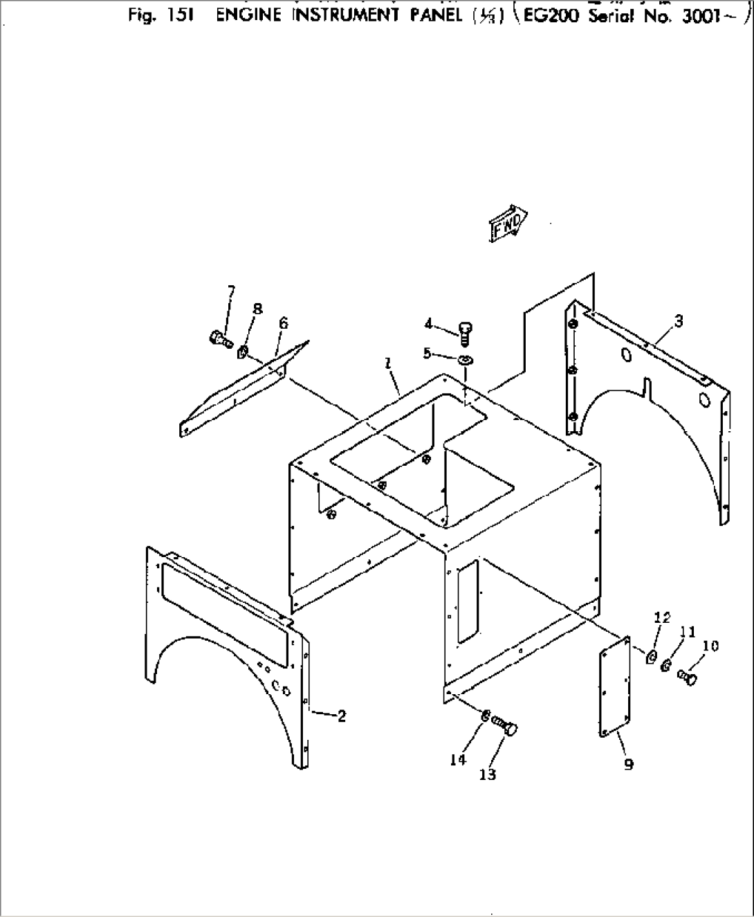 ENGINE INSTRUMENT PANEL (1/3)