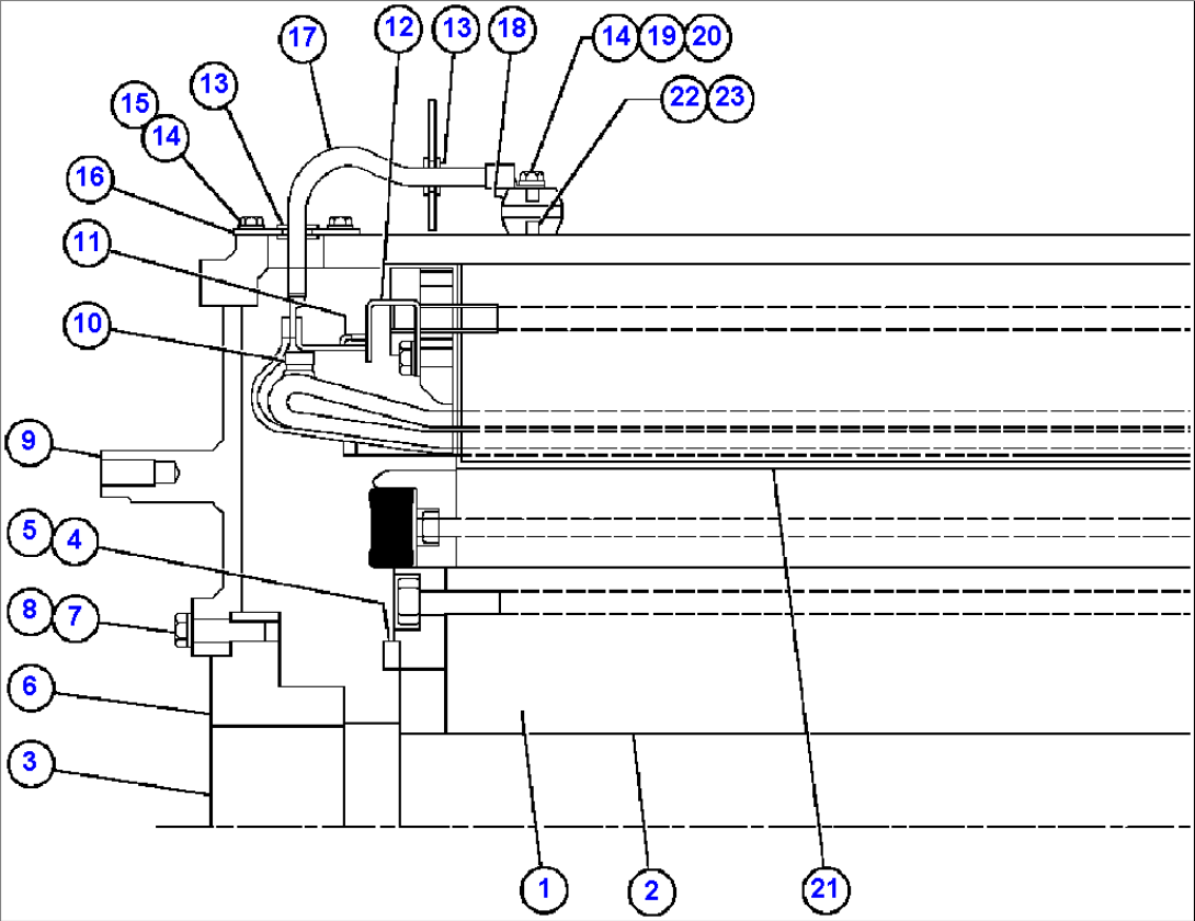 ALTERNATOR - ENGINE MOUNT END (PB8990)