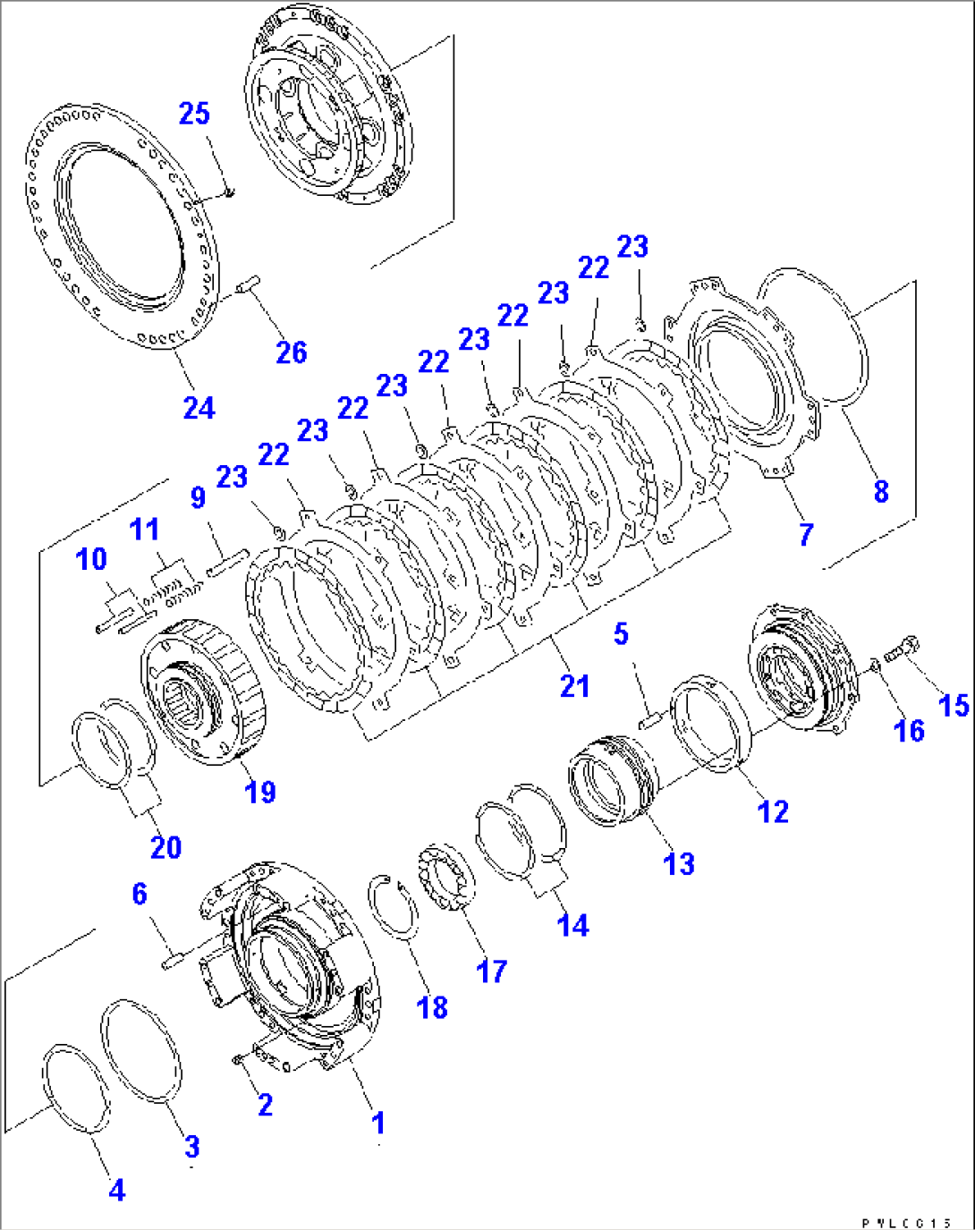 TRANSMISSION BARE (1/5) (1ST HOUSING)(#30001-)