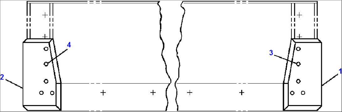 FIG. T5510-01A0 OVERLAY END BIT - ROCK TYPE