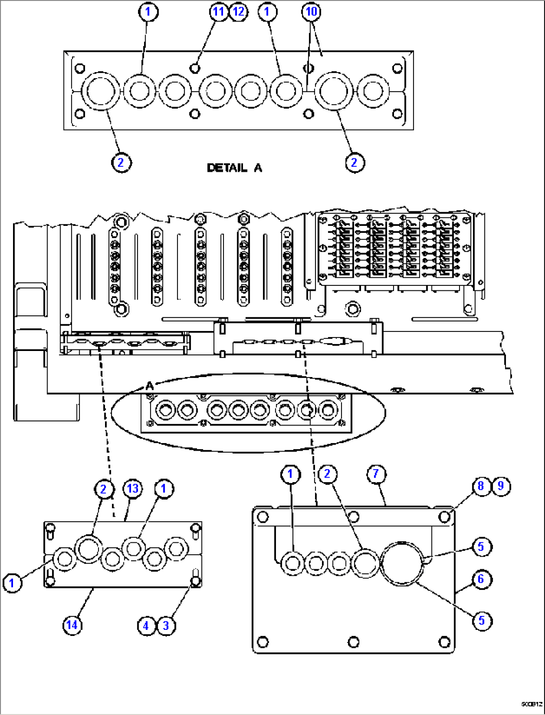 REAR CAB PANEL - GROMMETS