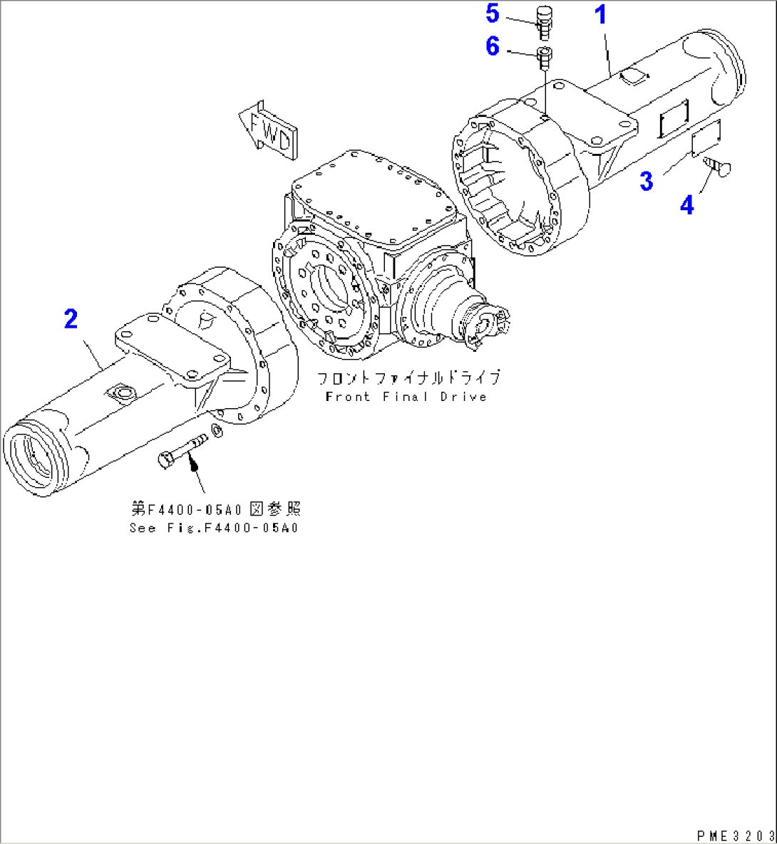 FRONT AXLE (HOUSING)