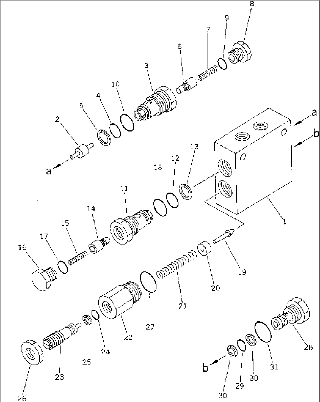 PILOT CHECK VALVE (FOR POWER TILT)