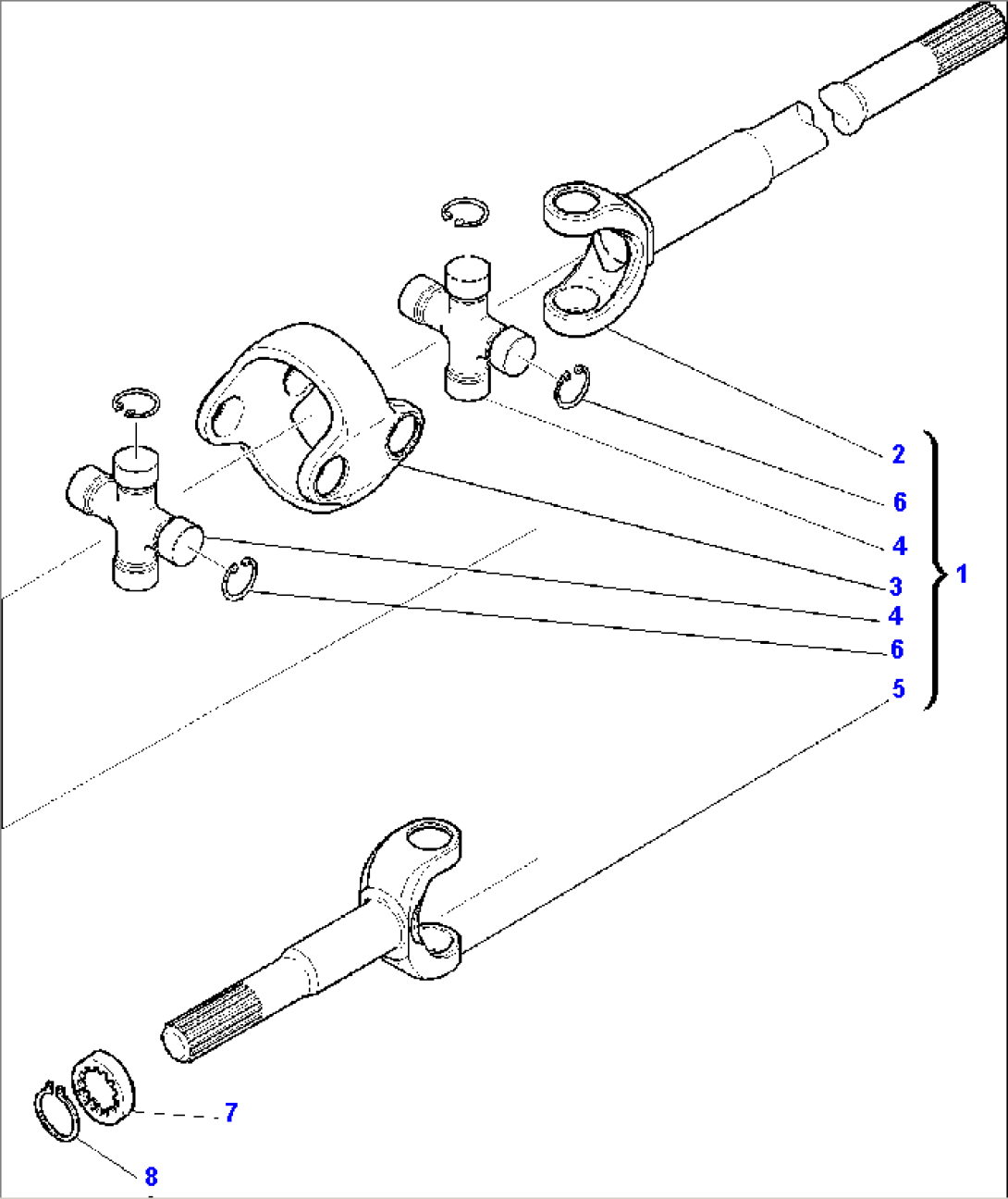FRONT AXLE (4WD) (5/6)