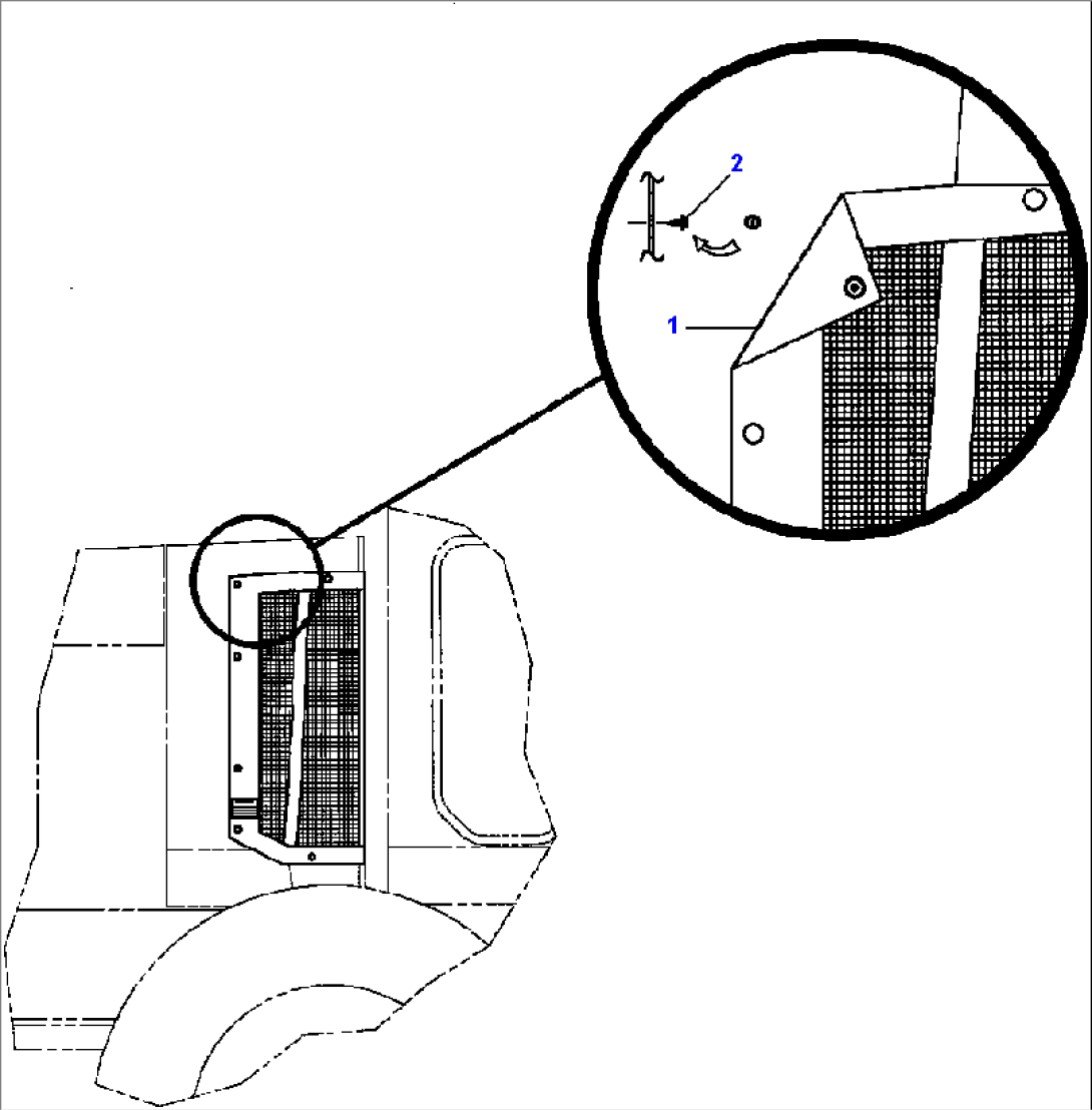 FIG. C5140-01A2 RADIATOR GRILLE SCREEN