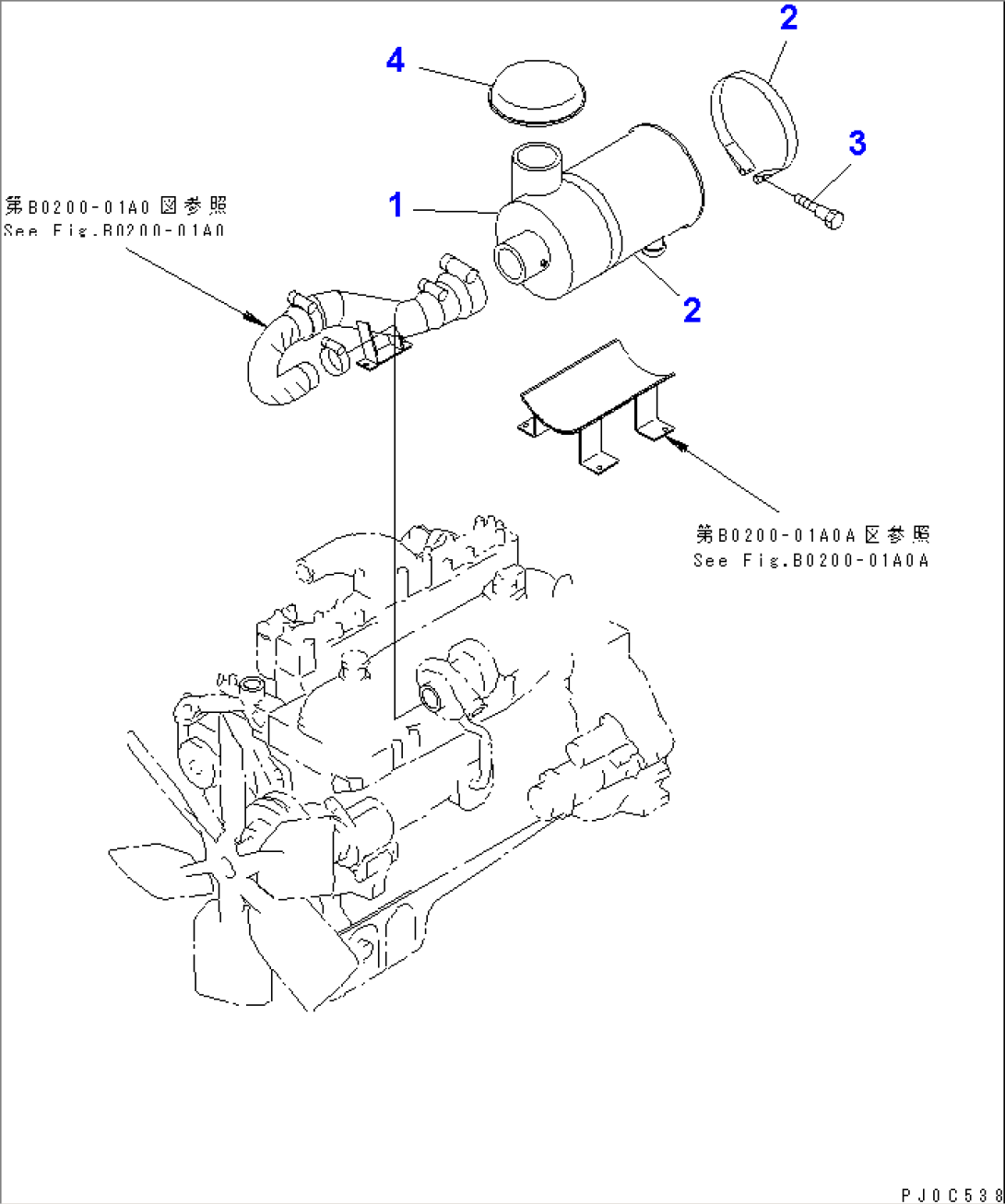 ENGINE (AIR CLEANER)(#1285-)