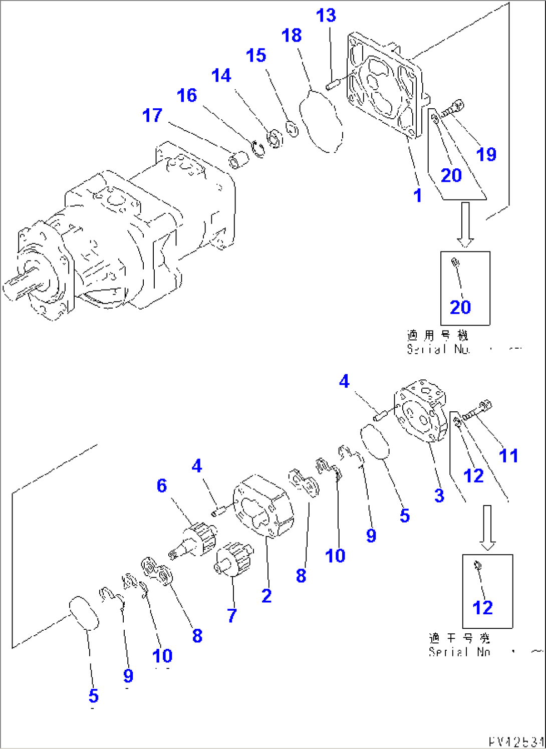 TORQUE CONVERTER AND P.O.C. PUMP (3/3)