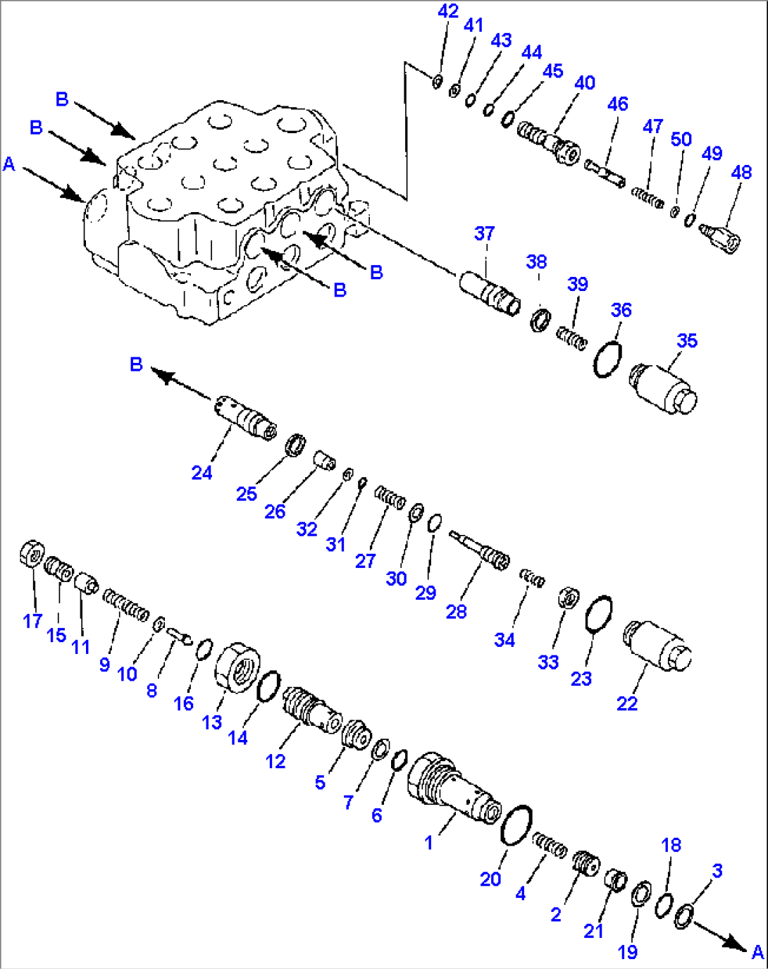 3-SPOOL CONTROL VALVE (2/3)