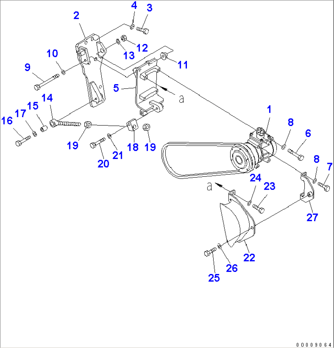 AIR CONDITIONER (1/8) (AIR COMPRESSOR AND SERVICE CAN OF COOLING MEDIUM GAS)(#6169-)