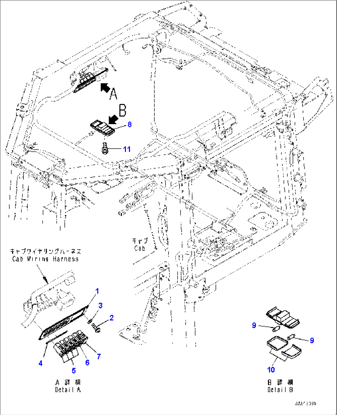 Cab, Switch and Lamp (#40001-)