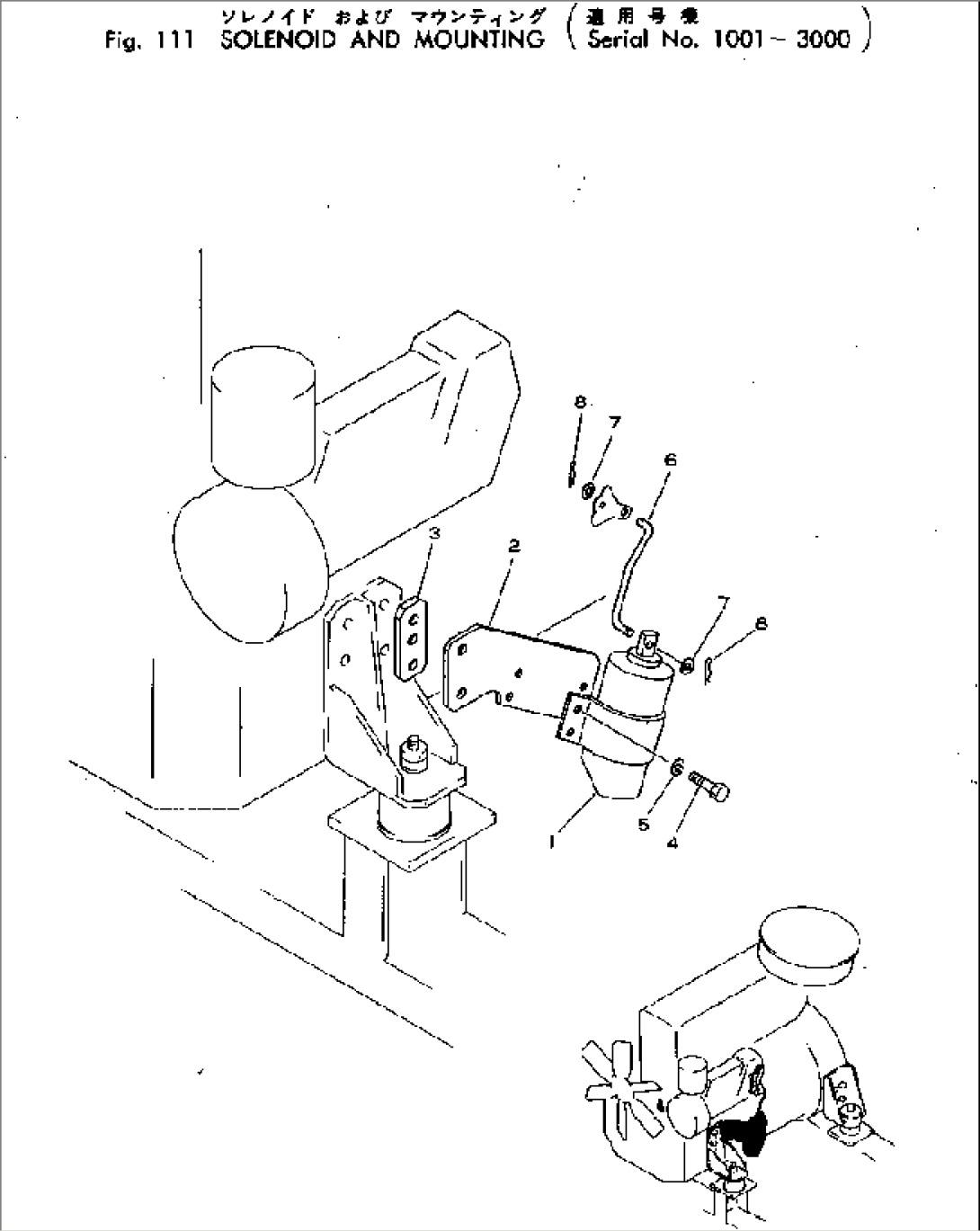 SOLENOID AND MOUNTING(#1001-3000)