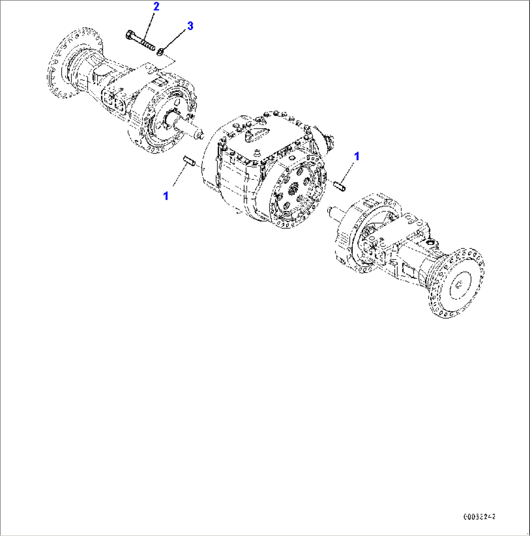 Front Axle, Mounting (1/2) (#90216-)