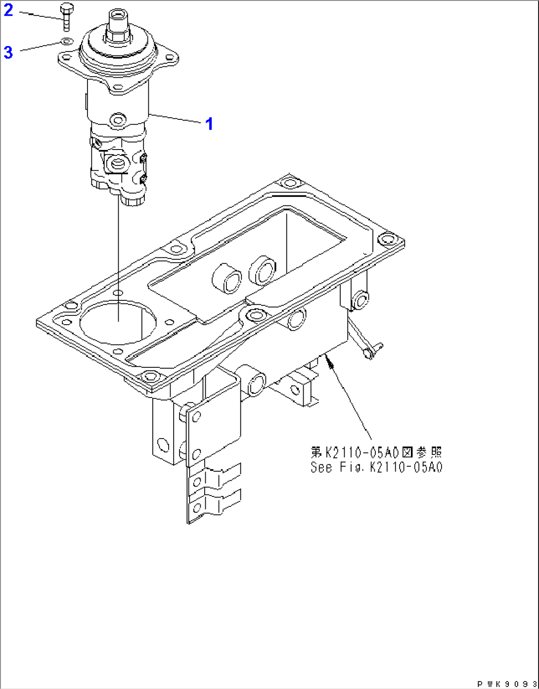 FLOOR FRAME (STEERING P.P.C. VALVE MOUNT)