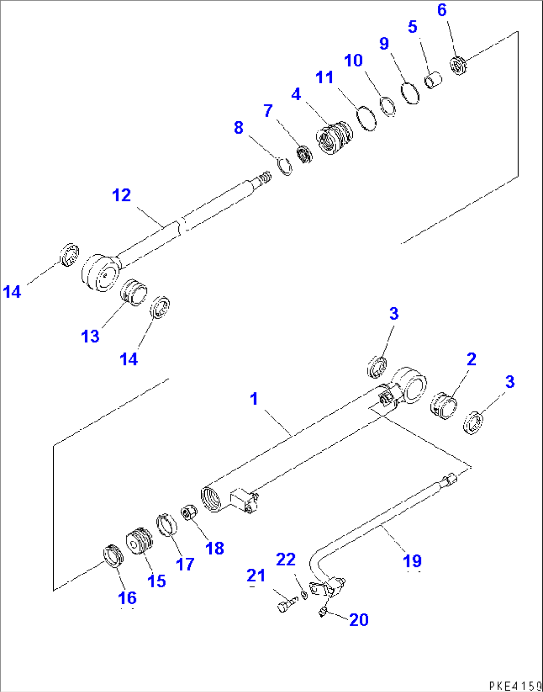 STEERING CYLINDER(#10001-11500)