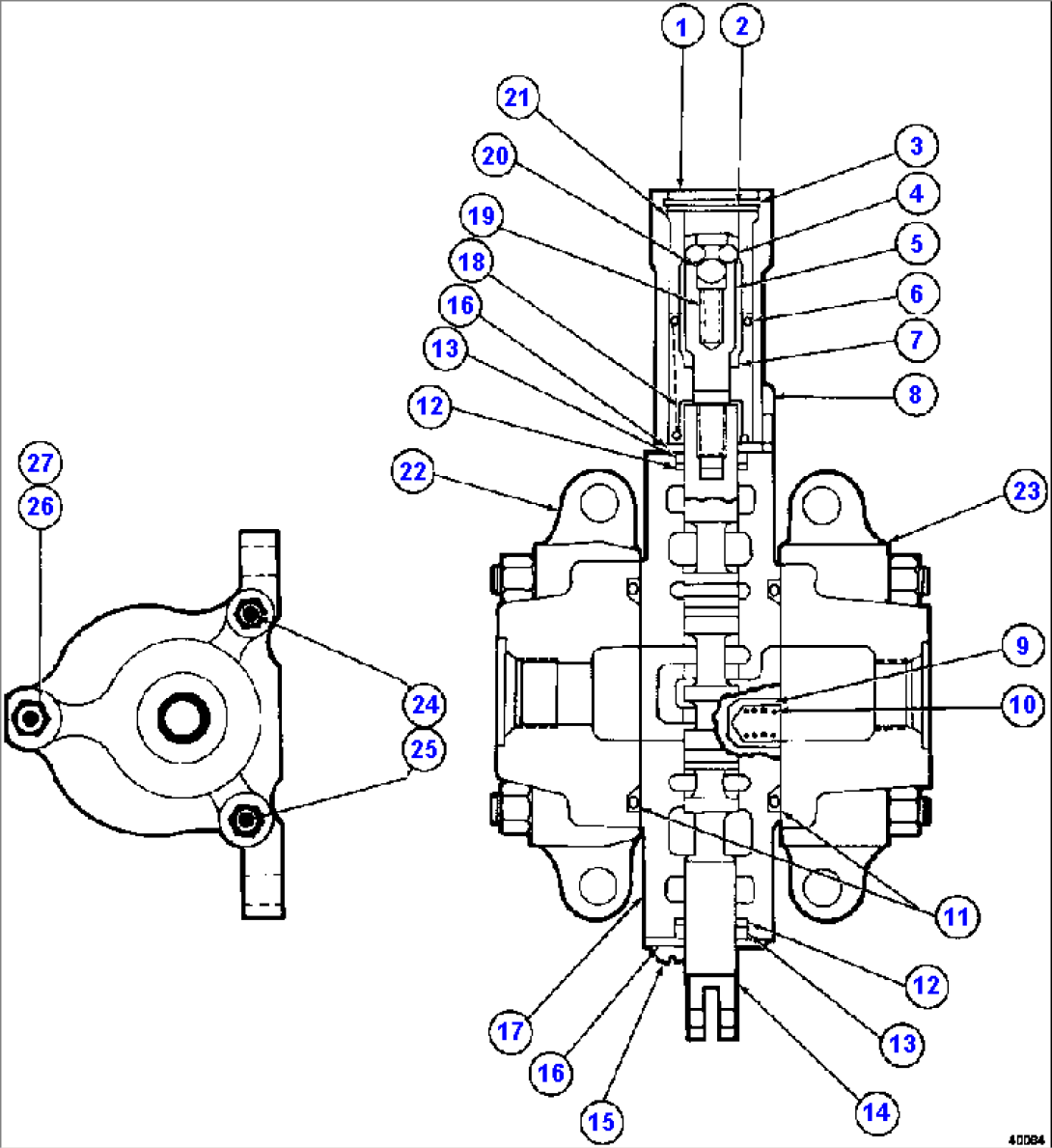 HOIST PILOT VALVE ASSEMBLY PB6922