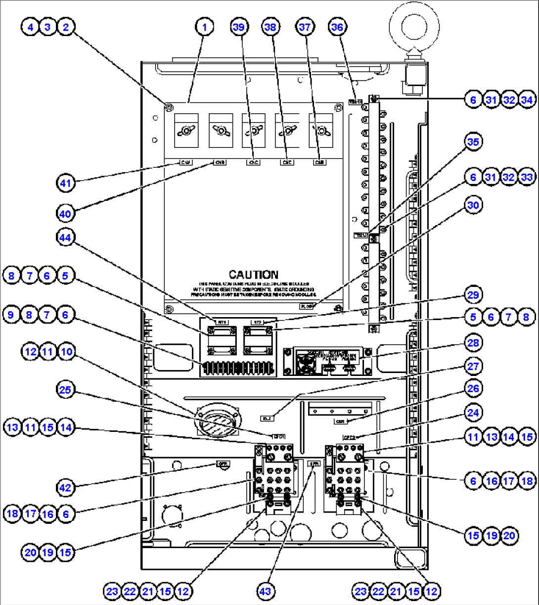 CONTROL CABINET (RIGHT DOOR)