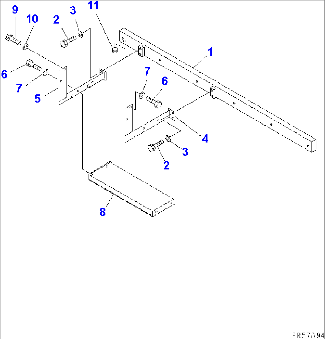 SAFETY DEVICE (REAR) (FOR 500MM ROTOR)(#.-)